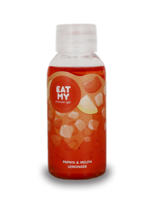 EAT MY shower gel papaya & melon lemonade - EAT MY гель для душа "Лимонад папайя-дыня", 50 мл